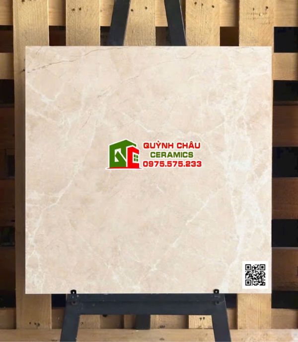 Gạch ấn độ 60x60 mờ kem vàng vân đá cao cấp                 Gạch ấn độ 60x60 mờ kem vàng vân đá cao cấp