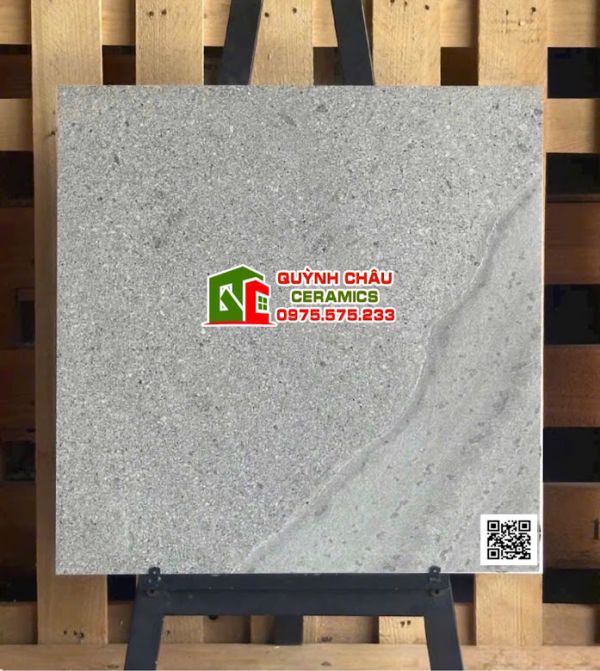 Gạch ấn độ 60x60 mờ xám rêu vân đá cao cấp           Gạch ấn độ 60x60 mờ xám rêu vân đá cao cấp