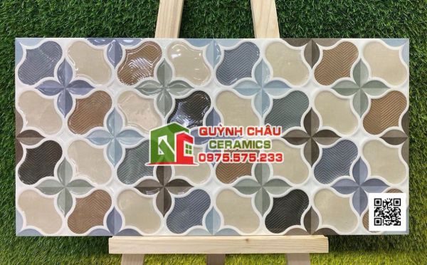 Gạch bông hoa 30x60 ốp trang trí ấn độ