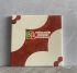Gạch bông hoa mai màu đỏ 20x20 cm