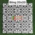 Gạch bông lát nền 20x20 trung quốc giá bao nhiêu