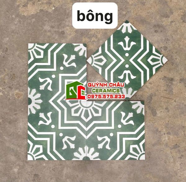 Gạch bông lát nền hoa văn trung quốc 30x30 cm Gạch bông lát nền hoa văn trung quốc 30x30 cm