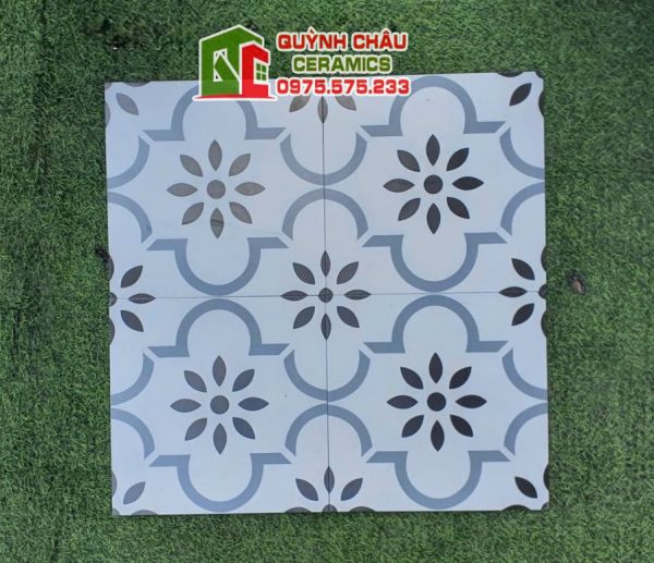 Gạch bông men 30x30 hoa thị cổ điển Gạch bông men 30x30 hoa thị cổ điển