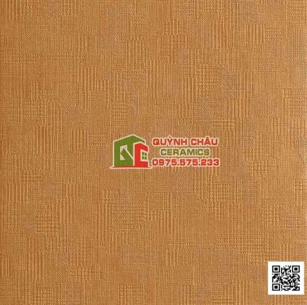 Gạch Italia 60x60 mờ sọc caro màu cam đất nung kim tuyến cao cấp