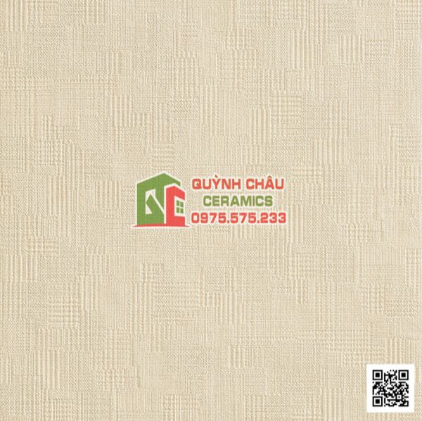 Gạch Italia 60x60 mờ sọc caro màu kem kim tuyến cao cấp