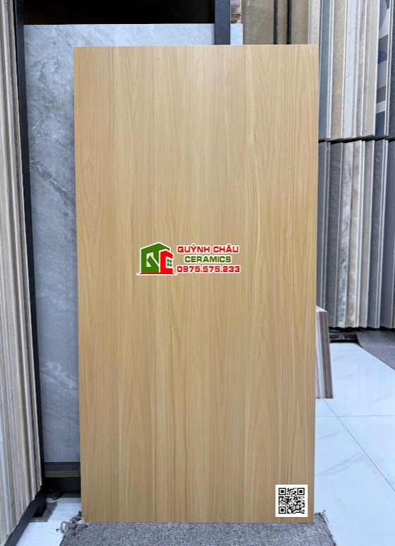 Gạch lát giả gỗ màu vàng vân tự nhiên 60x120 trung quốc