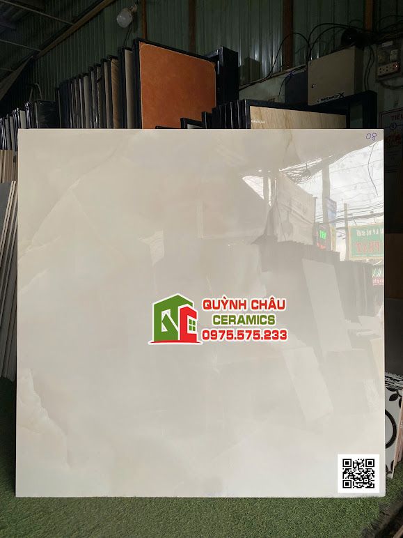 Gạch lát nền 120x120 màu kem vân ngọc onyx  Gạch lát nền 120x120 màu kem vân ngọc onyx