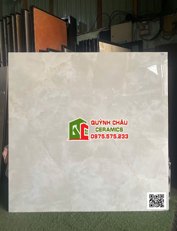 Gạch lát nền 120x120 màu xám kem vân mây onyx Gạch lát nền 120x120 màu xám kem vân mây onyx