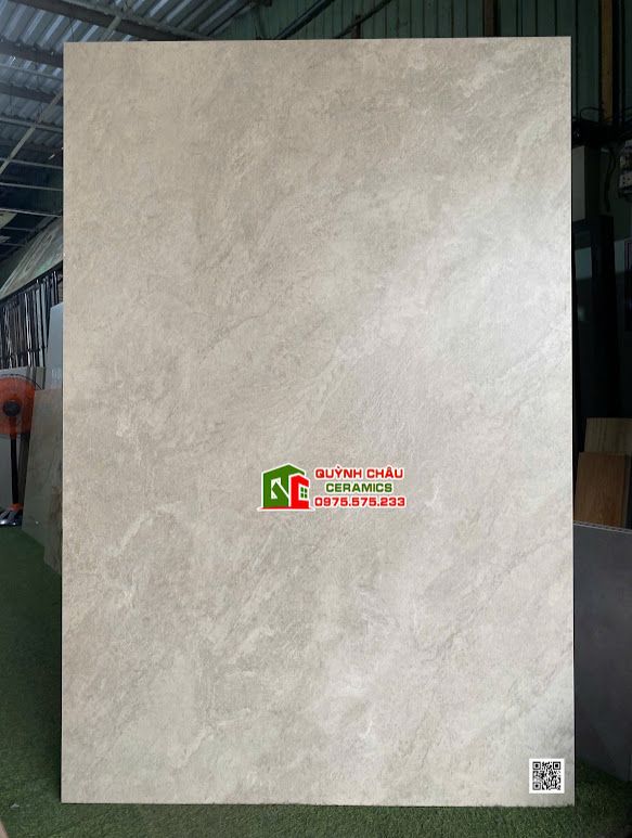 Gạch lát nền 120x180 mờ màu xám đậm vân đá