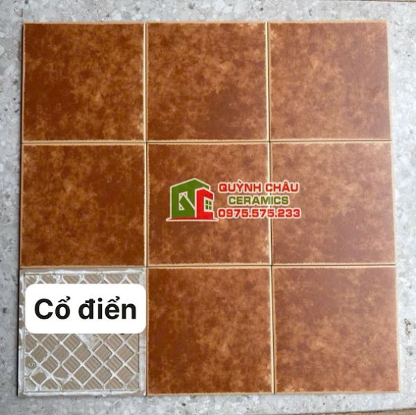Gạch lát nền 20x20 màu đỏ cổ điển Gạch lát nền 20x20 màu đỏ cổ điển