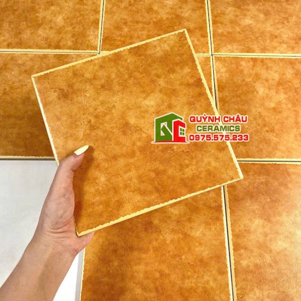 Gạch lát nền 20x20 mờ da bò giả cổ Gạch lát nền 20x20 mờ da bò giả cổ