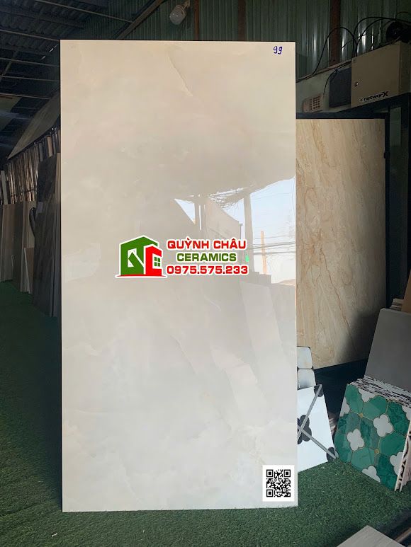 Gạch lát nền 80x160 bóng kiếng vân đá nhẹ Gạch lát nền 80x160 bóng kiếng vân đá nhẹ