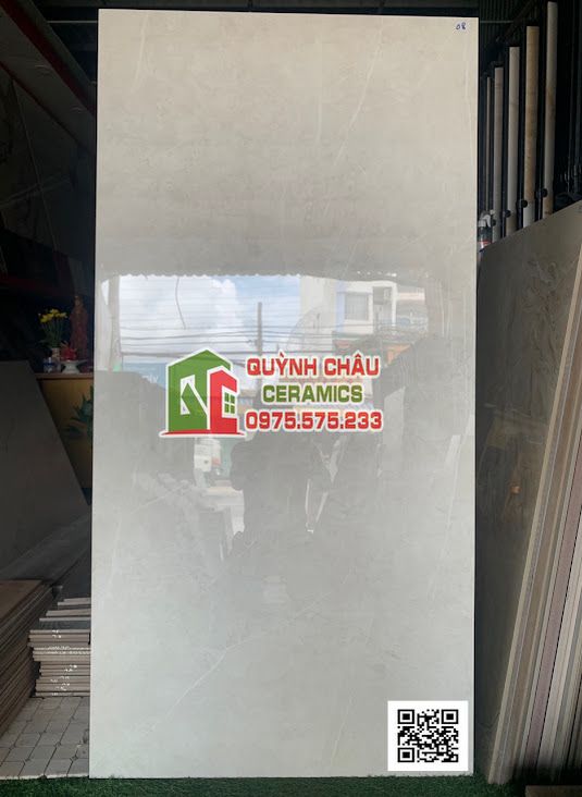 Gạch lát nền 80x160 tây ban nha bóng kiếng màu kem xám cao cấp Gạch lát nền 80x160 tây ban nha bóng kiếng màu kem xám cao cấp