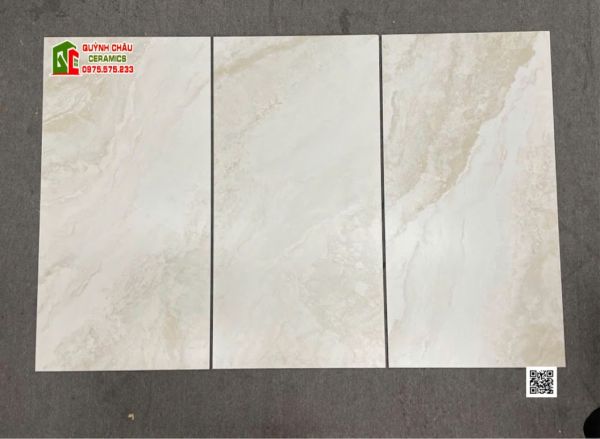 Gạch lát nền Malaysia Baby Skin 60x120 kem vân đá mờ mịn