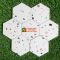 Gạch lục giác terrazzo vân đá mài