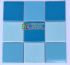 Gạch mosaic gốm mix 3 màu xanh