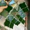 Gạch mosaic trang trí hình lồng đèn màu xanh lá Gạch mosaic trang trí hình lồng đèn màu xanh lá