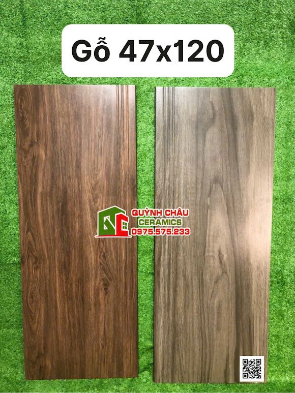 Gạch ốp cầu thang giả gỗ 47x120 trung quốc