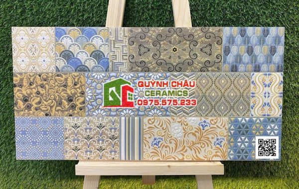 Gạch ốp điểm 30x60 trang trí 3D ấn độ