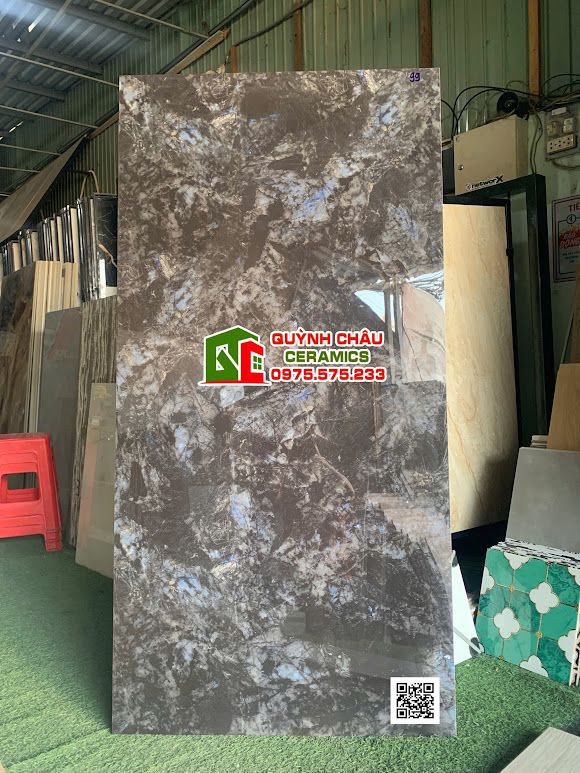 Gạch ốp lát 80x160 vân đá đen xanh bóng kiếng Gạch ốp lát 80x160 vân đá đen xanh bóng kiếng