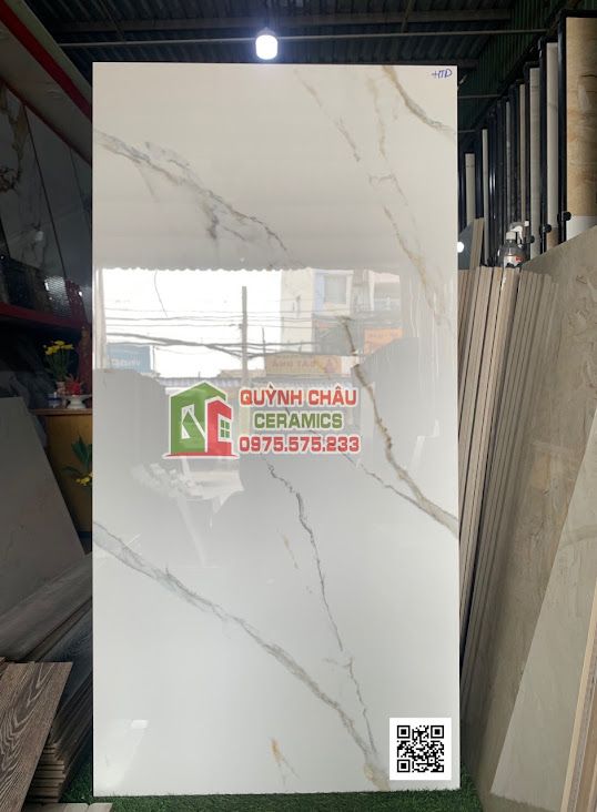 Gạch ốp lát ấn độ 80x160 trắng vân đá xám vàng xếp xéo bóng kiếng Gạch ốp lát ấn độ 80x160 trắng vân đá xám vàng xếp xéo bóng kiếng