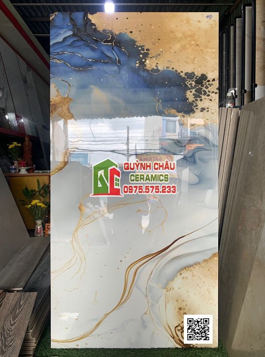 Gạch ốp lát ấn độ 80x160 xanh vân đá vàng cát sang trọng siêu bóng Gạch ốp lát ấn độ 80x160 xanh vân đá vàng cát sang trọng siêu bóng