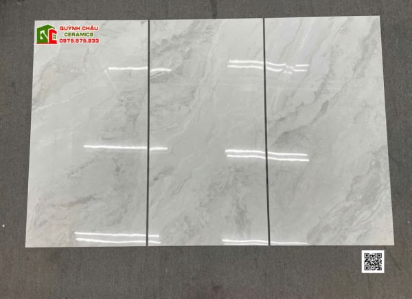 Gạch ốp lát Malaysia 60x120 xám trắng Alchemy vân đá cao cấp
