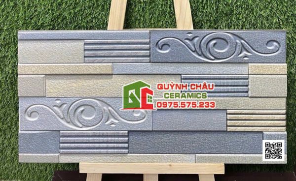 Gạch ốp trang trí ấn độ 30x60 bề mặt nổi 3D
