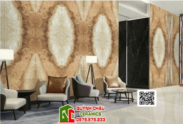 Gạch ốp tường 120x240 tranh vân đá đối xứng Gạch ốp tường 120x240 tranh vân đá đối xứng