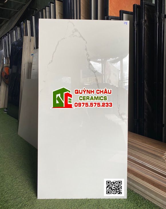 Gạch tây ban nha 60x120 trắng vân xám bóng kiếng hàng cao cấp Gạch tây ban nha 60x120 trắng vân xám bóng kiếng hàng cao cấp
