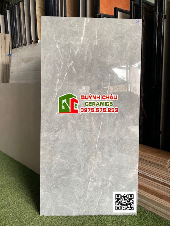 Gạch tây ban nha 60x120 xám vân trắng tia chớp bóng kiếng hàng cao cấp Gạch tây ban nha 60x120 xám vân trắng tia chớp bóng kiếng hàng cao cấp