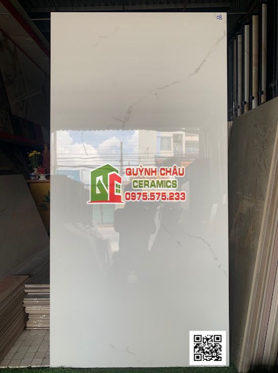 Gạch tây ban nha ốp lát 80x160 trắng vân nhẹ bóng kiếng cao cấp Gạch tây ban nha ốp lát 80x160 trắng vân nhẹ bóng kiếng cao cấp