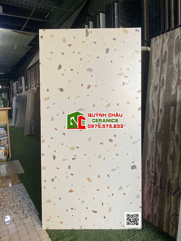 Gạch terrazzo 60x120 giả vân đá mài đẹp Gạch terrazzo 60x120 giả vân đá mài đẹp