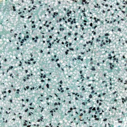 Gạch terrazzo trơn màu xanh Gạch terrazzo trơn màu xanh