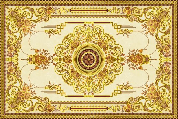 Gạch thảm chữ nhật lát phòng khách đẹp