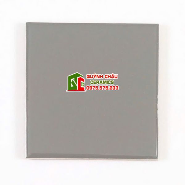 Gạch thẻ 20x20cm màu xám bóng Gạch thẻ 20x20cm màu xám bóng