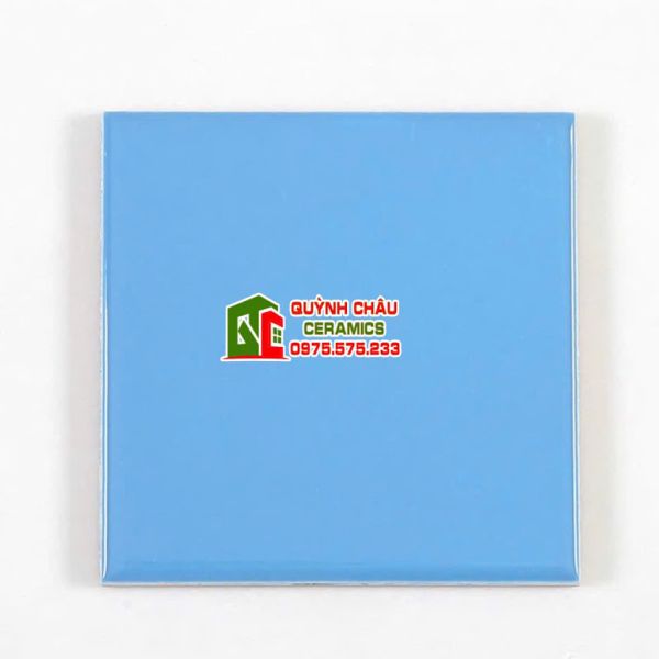 Gạch thẻ 20x20cm màu xanh da trời Gạch thẻ 20x20cm màu xanh da trời