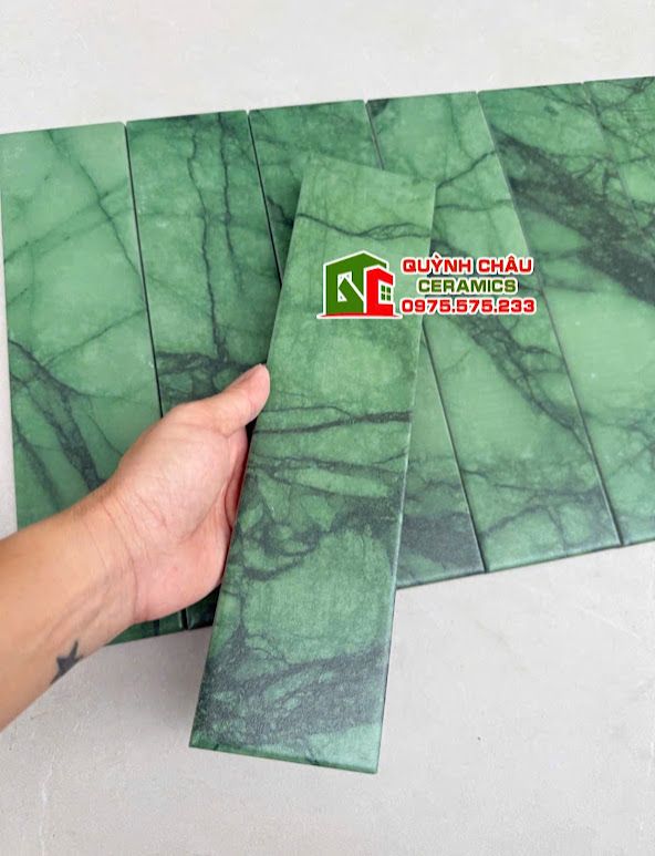 Gạch thẻ 75x300 đá xanh marble vân tự nhiên đẹp Gạch thẻ 75x300 đá xanh marble vân tự nhiên đẹp
