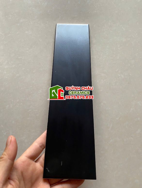 Gạch thẻ đen mờ 75x300 trung quốc Gạch thẻ đen mờ 75x300 trung quốc