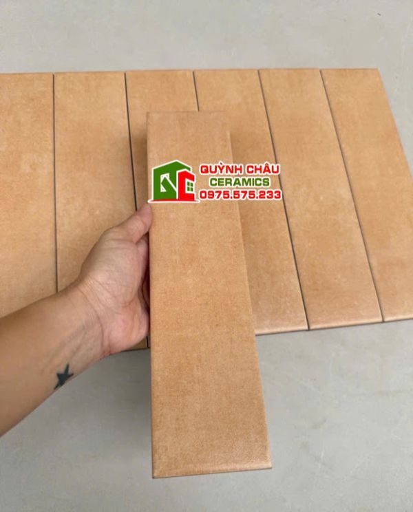 Gạch thẻ màu giả cổ 75x300 đá mờ loang hiệu ứng Gạch thẻ màu giả cổ 75x300 đá mờ loang hiệu ứng