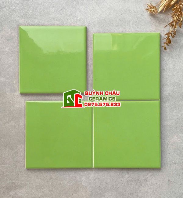 Gạch thẻ màu xanh lá 10x10 trung quốc Gạch thẻ màu xanh lá 10x10 trung quốc