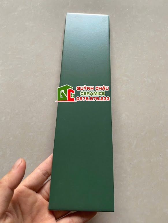 Gạch thẻ mờ xanh đậm 75x300 trung quốc Gạch thẻ mờ xanh đậm 75x300 trung quốc