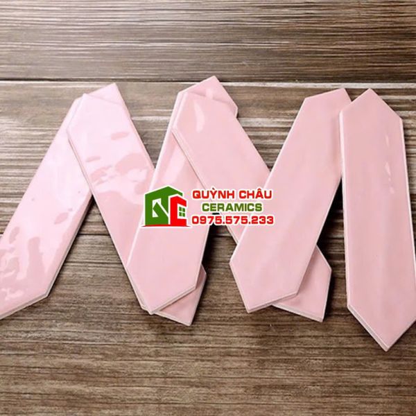 Gạch thẻ mũi tên màu hồng gợn sóng Gạch thẻ mũi tên màu hồng gợn sóng