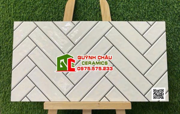 Gạch trang trí ấn độ 30x60 hình xương cá sole men bóng Gạch trang trí ấn độ 30x60 hình xương cá sole men bóng