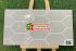 Gạch trang trí ấn độ 30x60 mũi tên xám men bóng