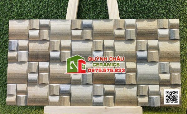 Gạch trang trí ấn độ 30x60 vân đá ghép