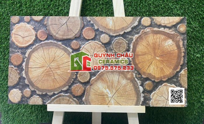 Gạch trang trí ấn độ 30x60 vân gỗ tròn  Gạch trang trí ấn độ 30x60 vân gỗ tròn