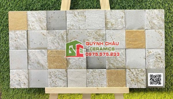 Gạch trang trí giả đá 30x60 ốp tường ấn độ