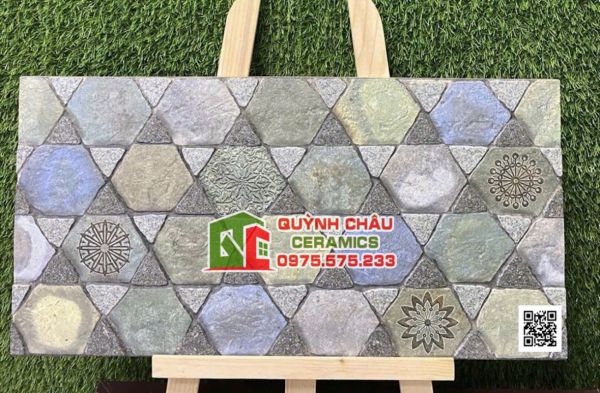Gạch trang trí khuôn nổi 30x60 ấn độ