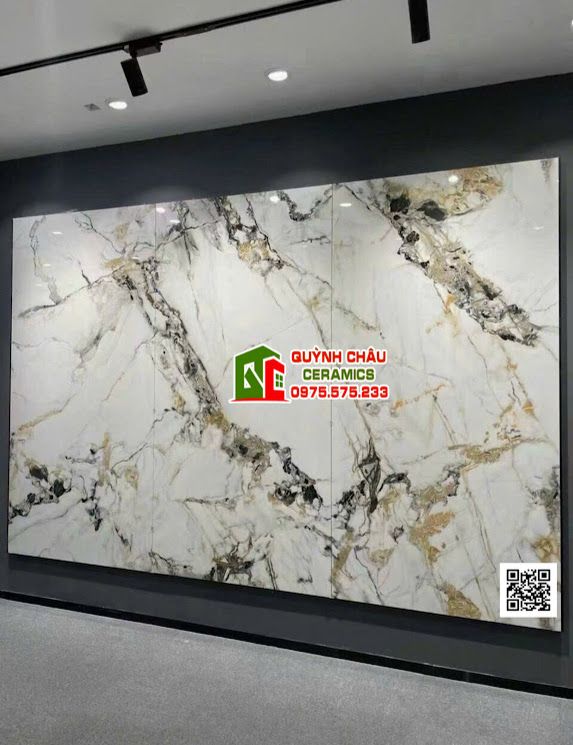 Gạch tranh ốp tường 120x240 vân đá đối xứng đẹp Gạch tranh ốp tường 120x240 vân đá đối xứng đẹp